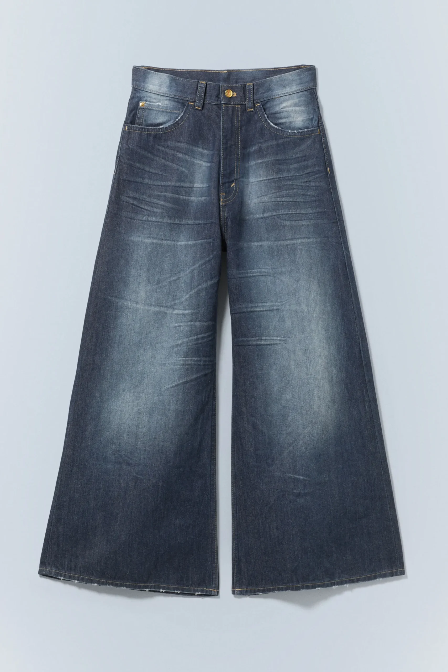 Weekday RAD SUPER REGULAR WAIST LOOSE WIDE JEANS> Jeans