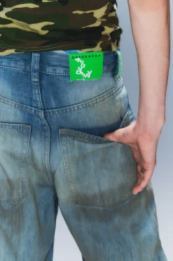 Weekday RAD SUPER REGULAR WAIST LOOSE WIDE JEANS><noscript><img data-lazyloaded=