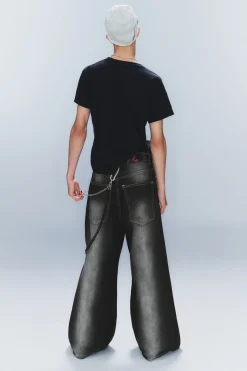 Weekday RAD SUPER REGULAR WAIST LOOSE WIDE JEANS><noscript><img width=