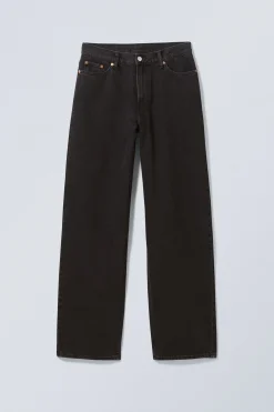 Weekday RAIL MID RISE LOOSE WIDE LEG JEANS><noscript><img data-lazyloaded=