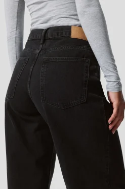 Weekday RAIL MID RISE LOOSE WIDE LEG JEANS><noscript><img data-lazyloaded=