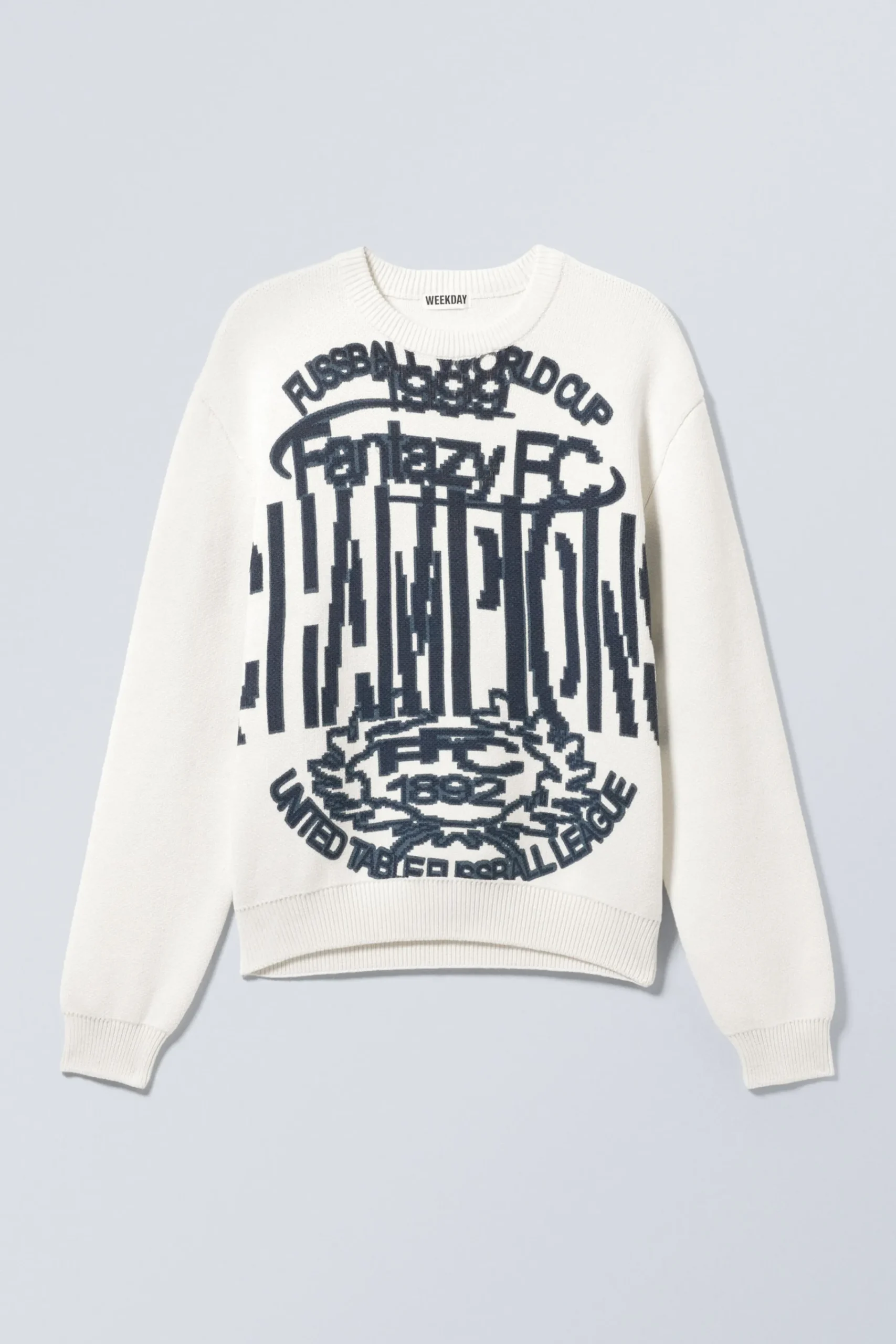 Weekday REGULAR JACQUARD KNITTED GRAPHIC SWEATER> Graphics|Sweatshirts