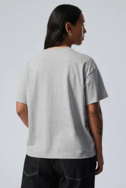 Weekday RELAXED BOXY COTTON T-SHIRT><noscript><img data-lazyloaded=