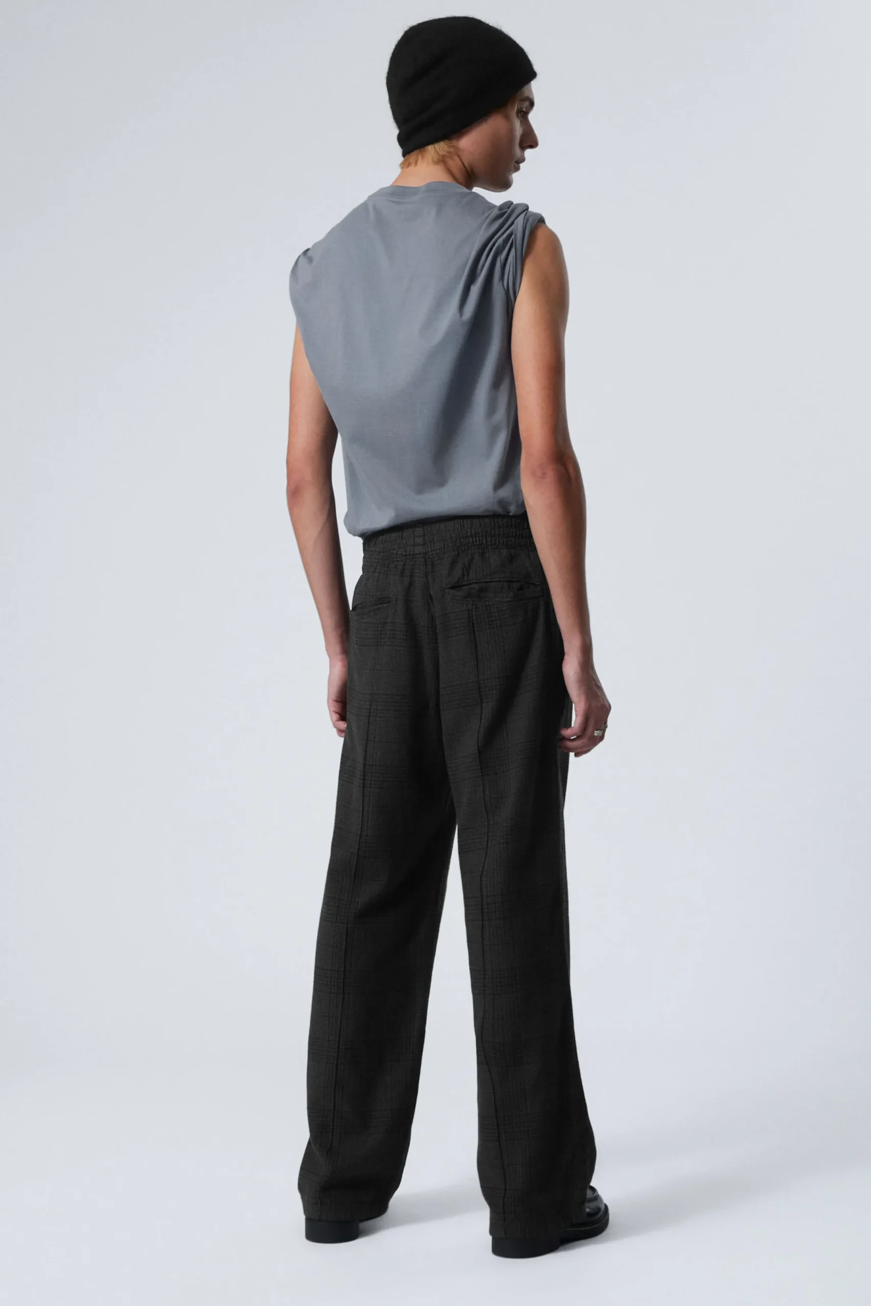 Weekday RELAXED DRAWSTRING SUIT TROUSERS> Trousers