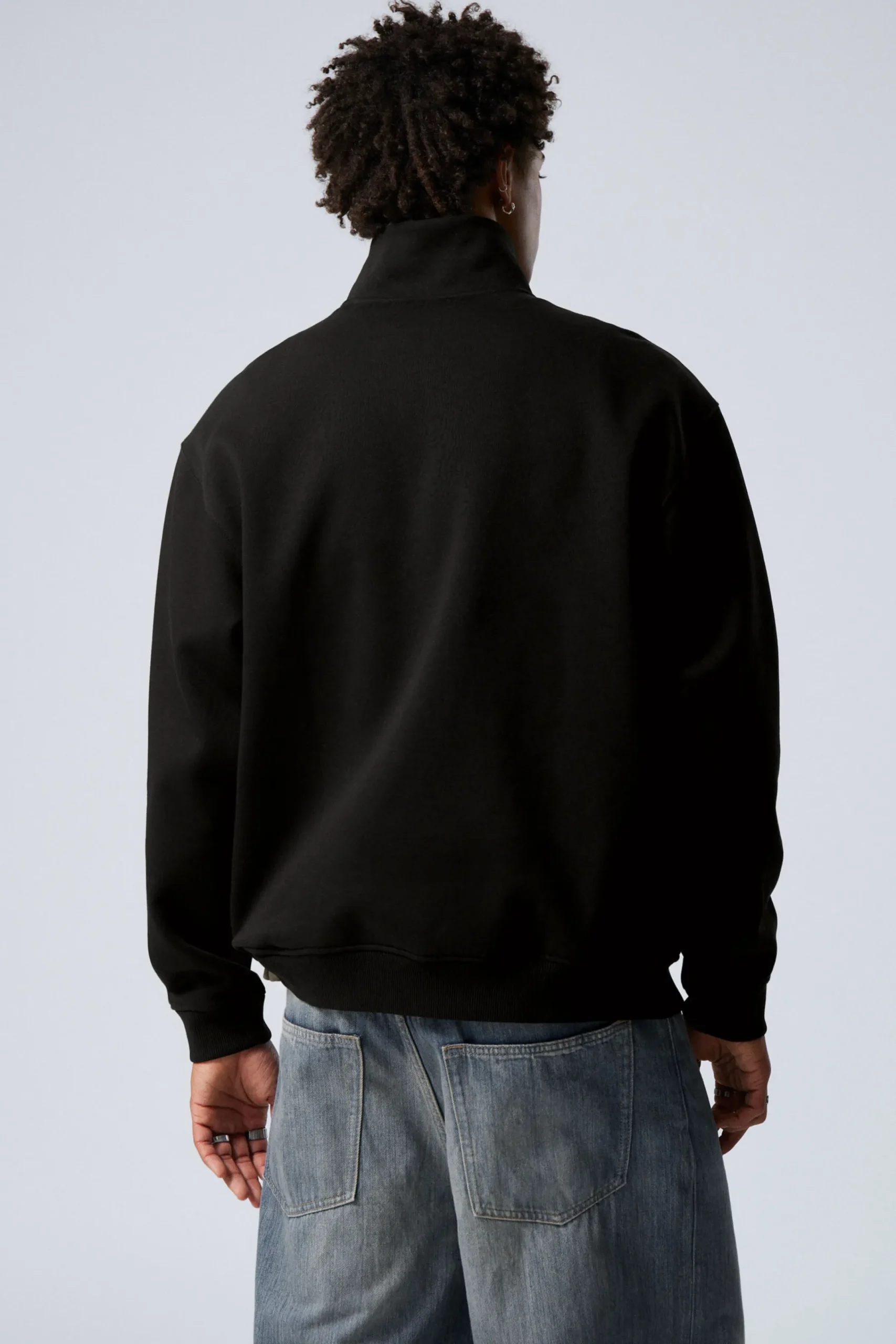 Weekday RELAXED HEAVY HALF ZIP SWEATER> Basics|Sweatshirts