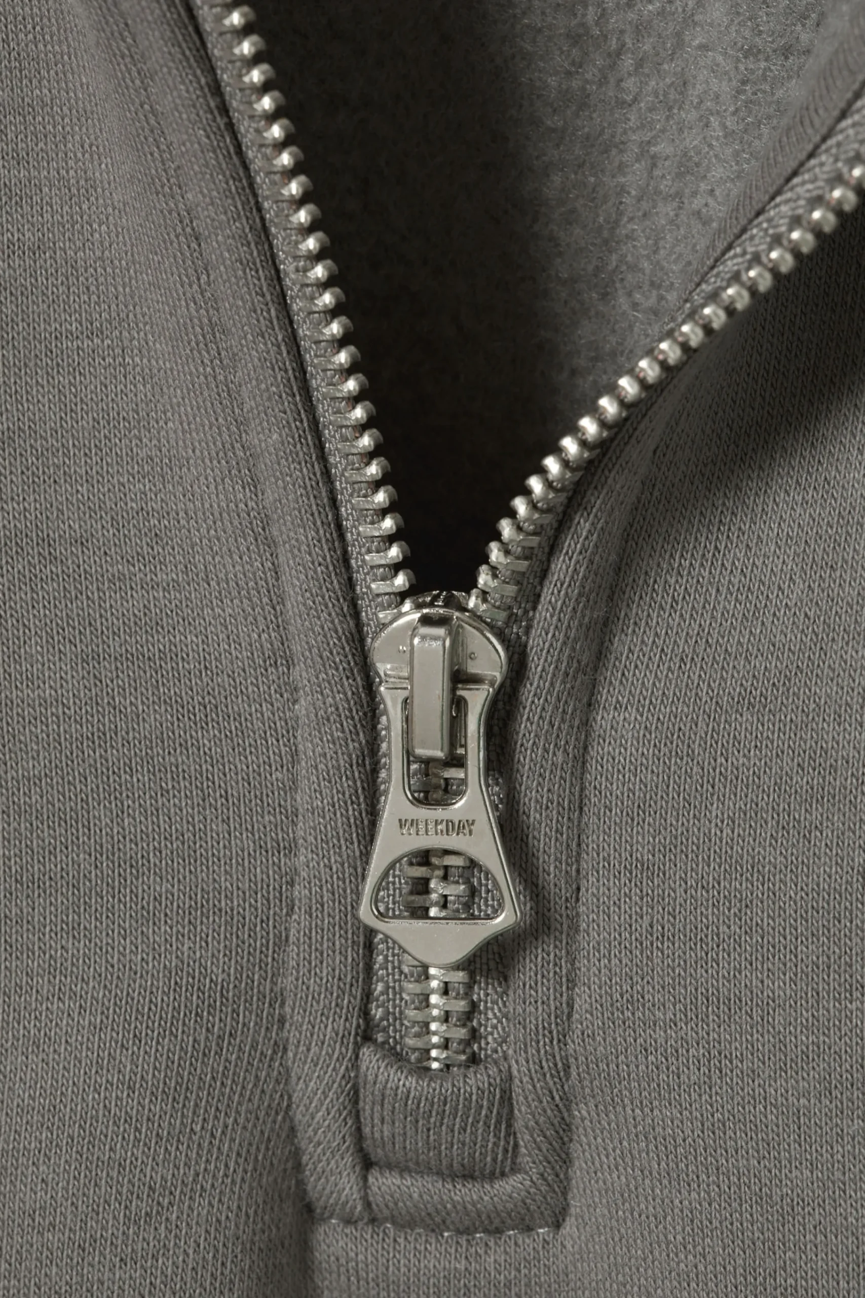 Weekday RELAXED HEAVY HALF ZIP SWEATER> Sweatshirts|Basics