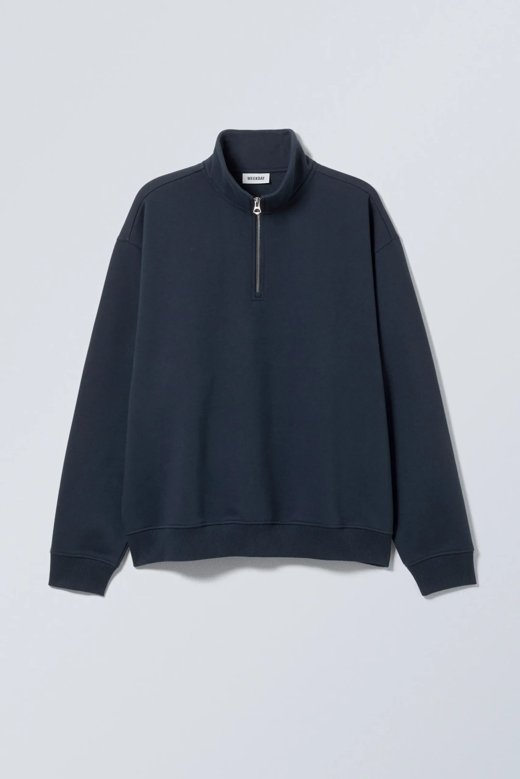 Weekday RELAXED HEAVY HALF ZIP SWEATER> Sweatshirts|Basics