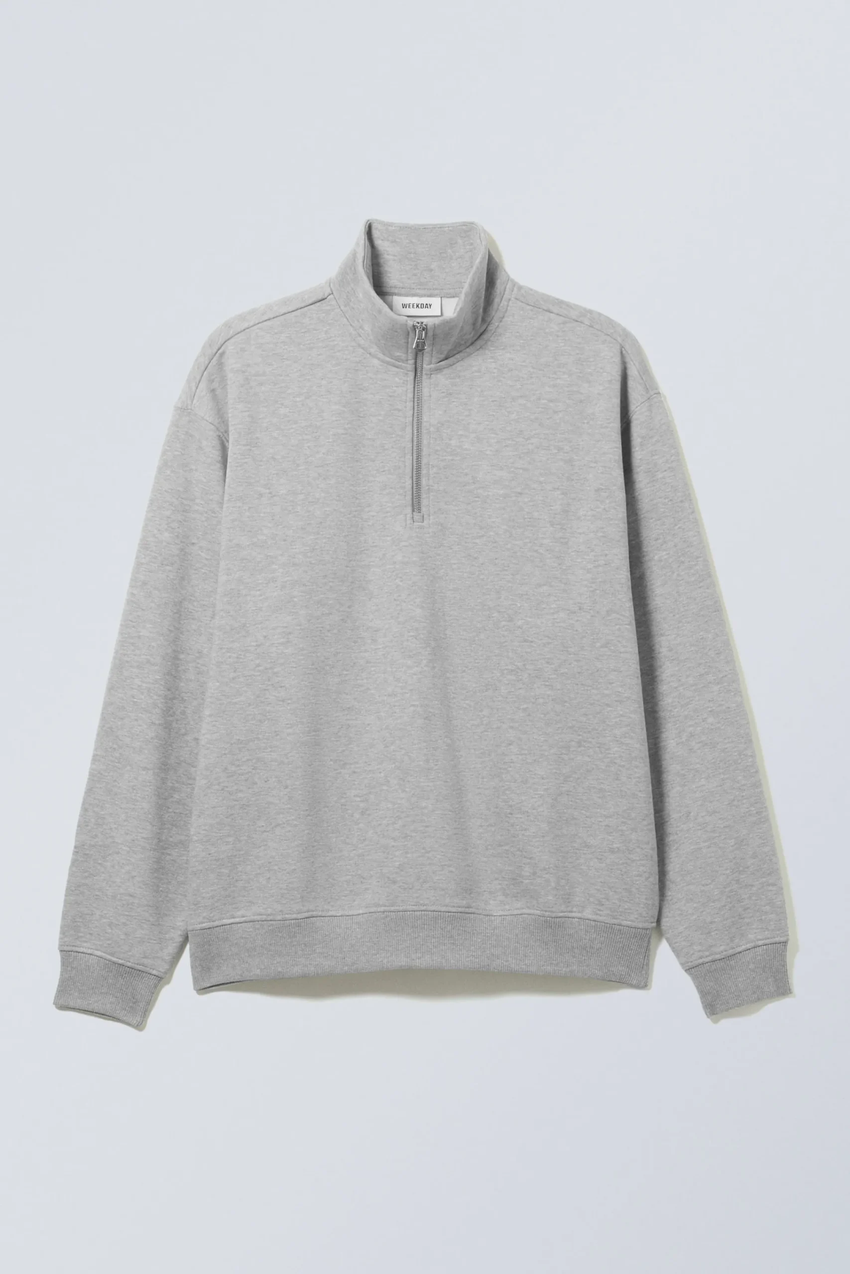 Weekday RELAXED HEAVY HALF ZIP SWEATER> Sweatshirts|Basics