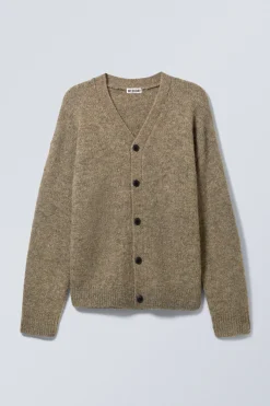 Weekday RELAXED KNITTED WOOL-BLEND CARDIGAN><noscript><img data-lazyloaded=