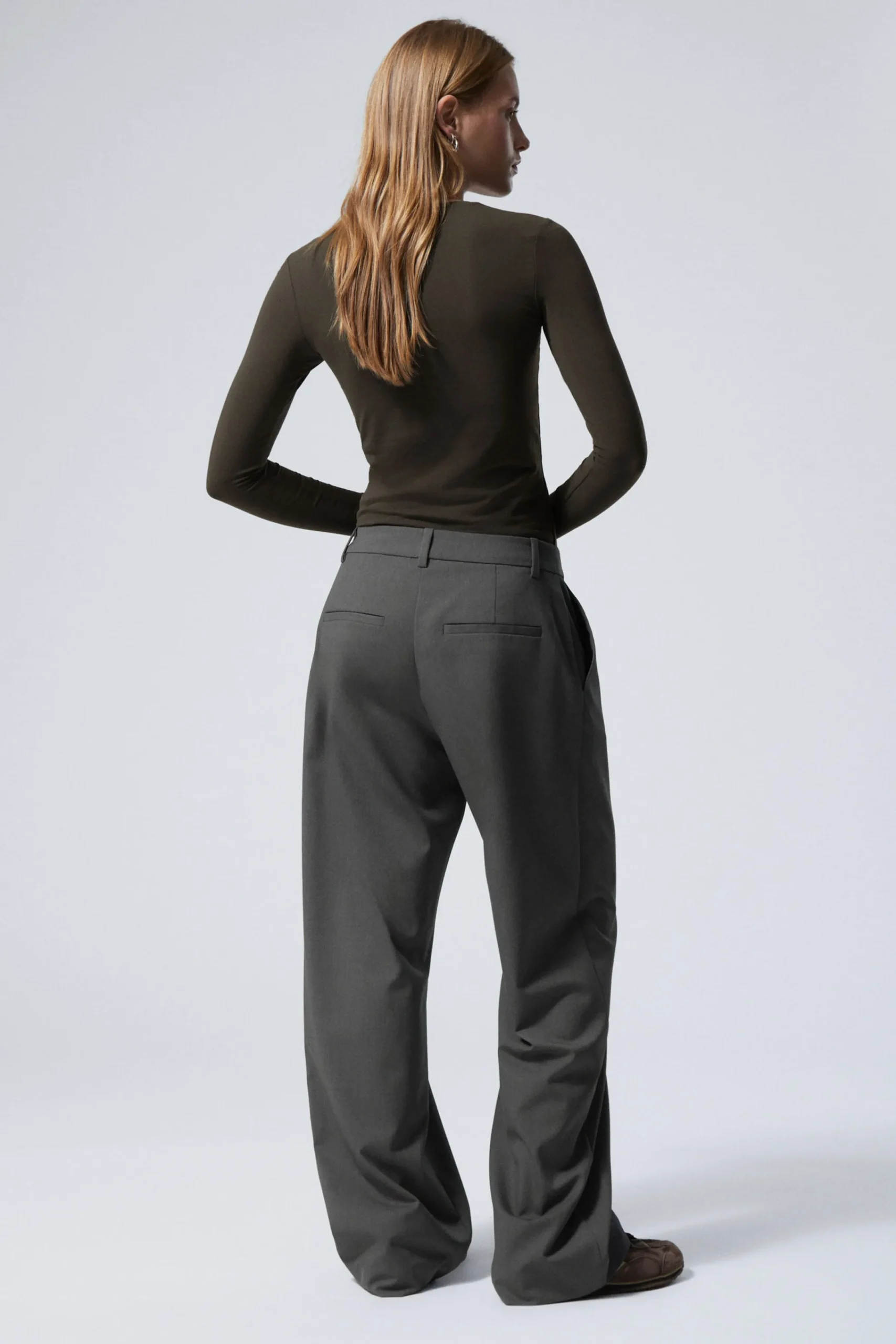 Weekday RELAXED PLEATED SUITING TROUSERS>Women Trousers