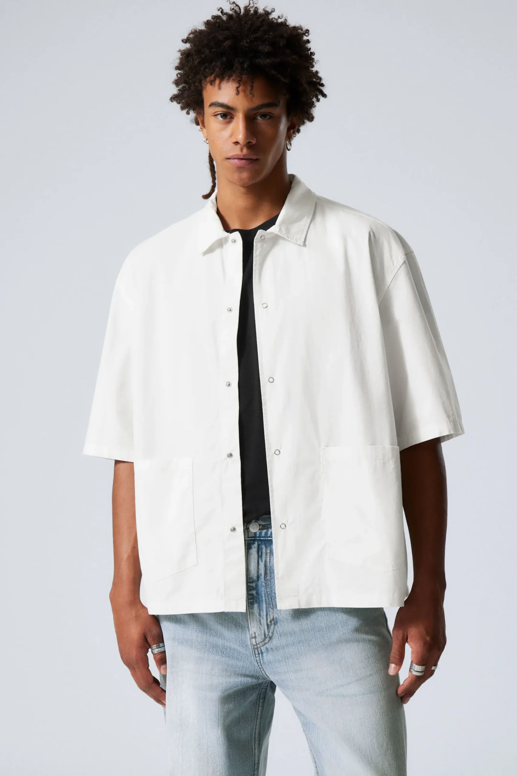 Weekday RELAXED SHORT SLEEVE COTTON SHIRT> Shirts