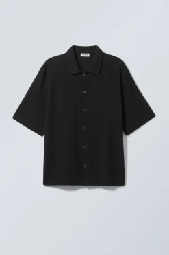 Weekday RIB RELAXED SHORT SLEEVE SHIRT> Shirts