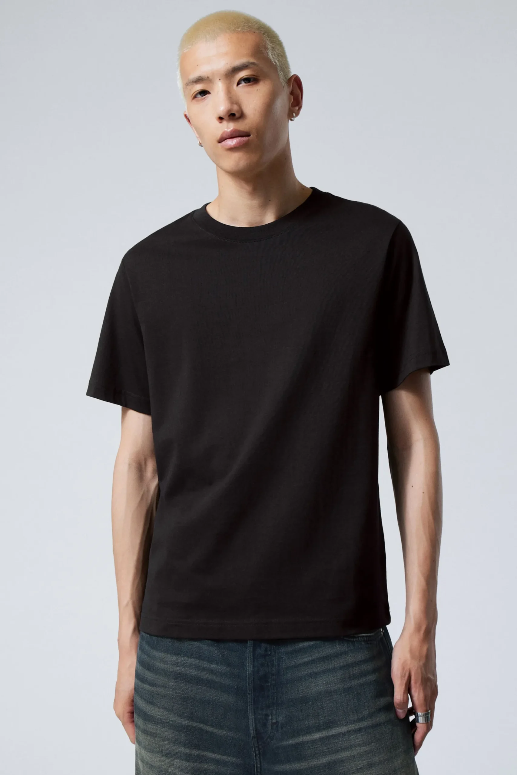 Weekday SHORT BOXY HEAVYWEIGHT T-SHIRT> Basics|T-Shirts & Tops