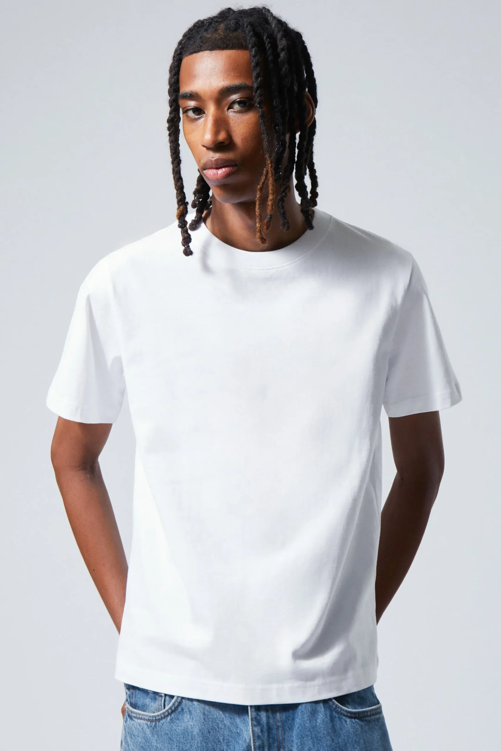 Weekday SHORT BOXY HEAVYWEIGHT T-SHIRT> Basics|T-Shirts & Tops