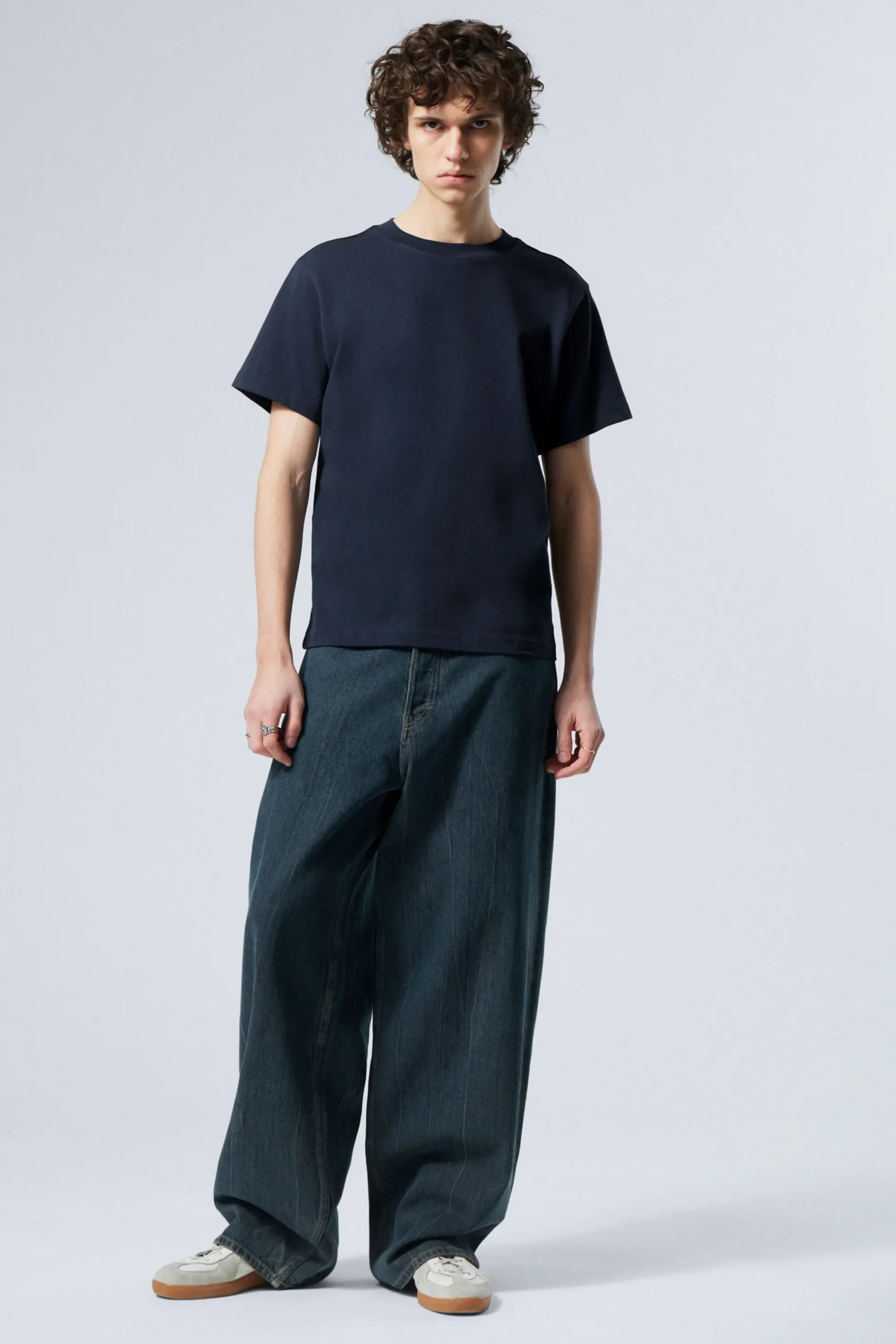 Weekday SHORT BOXY HEAVYWEIGHT T-SHIRT> Basics|T-Shirts & Tops