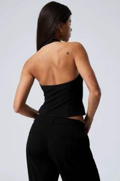 Weekday SHORT HALTERNECK TOP><noscript><img width=