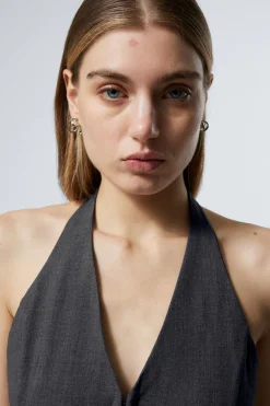 Weekday SHORT HALTERNECK TOP>Women Dresses|Tops