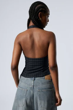 Weekday SHORT HALTERNECK TOP><noscript><img width=