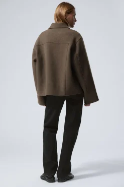 Weekday SHORT WOOL BLEND JACKET><noscript><img width=