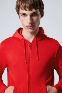 Weekday SHRUNKEN ZIP HOODIE> Hoodies