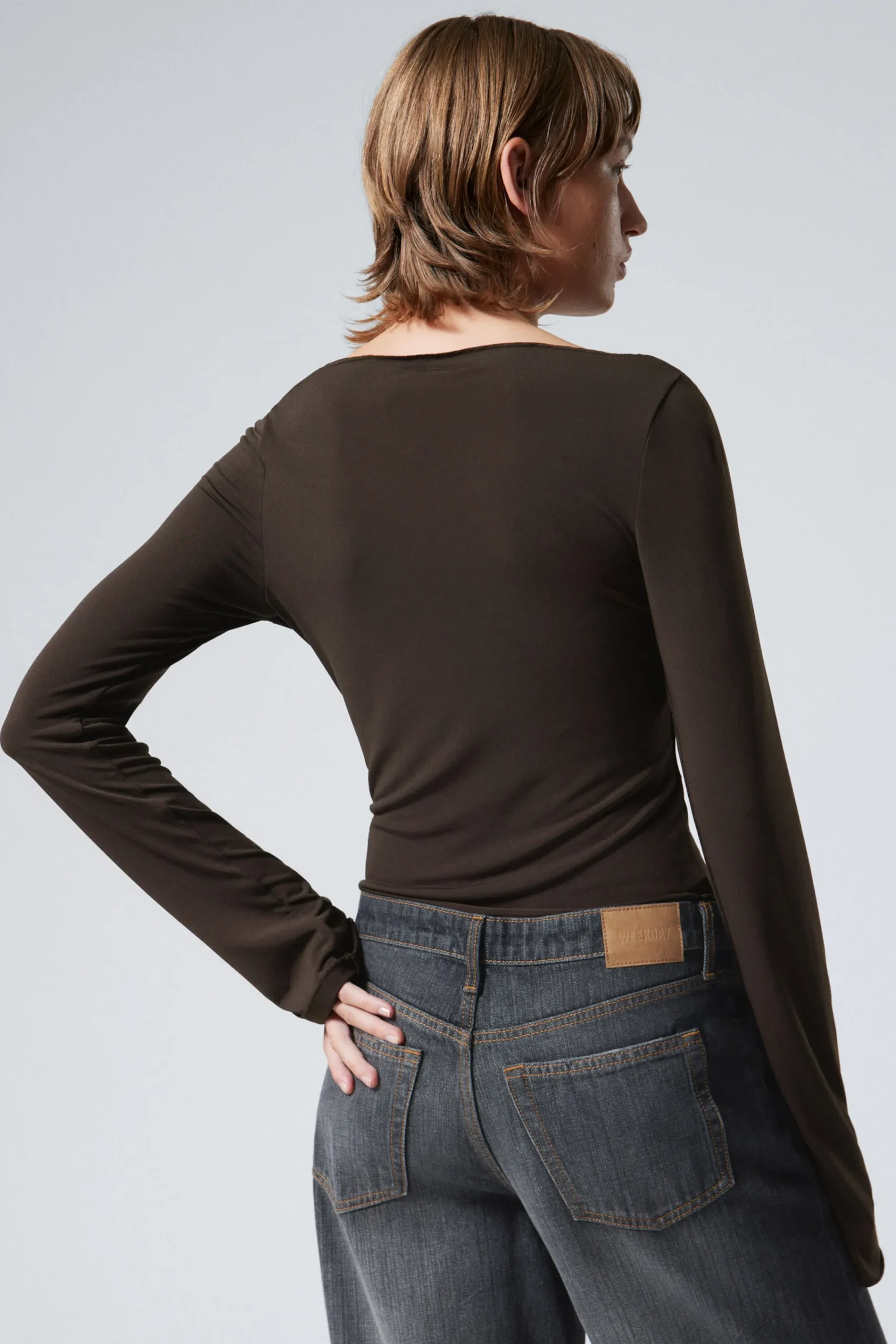 Weekday SIDE TIE TOP>Women Tops