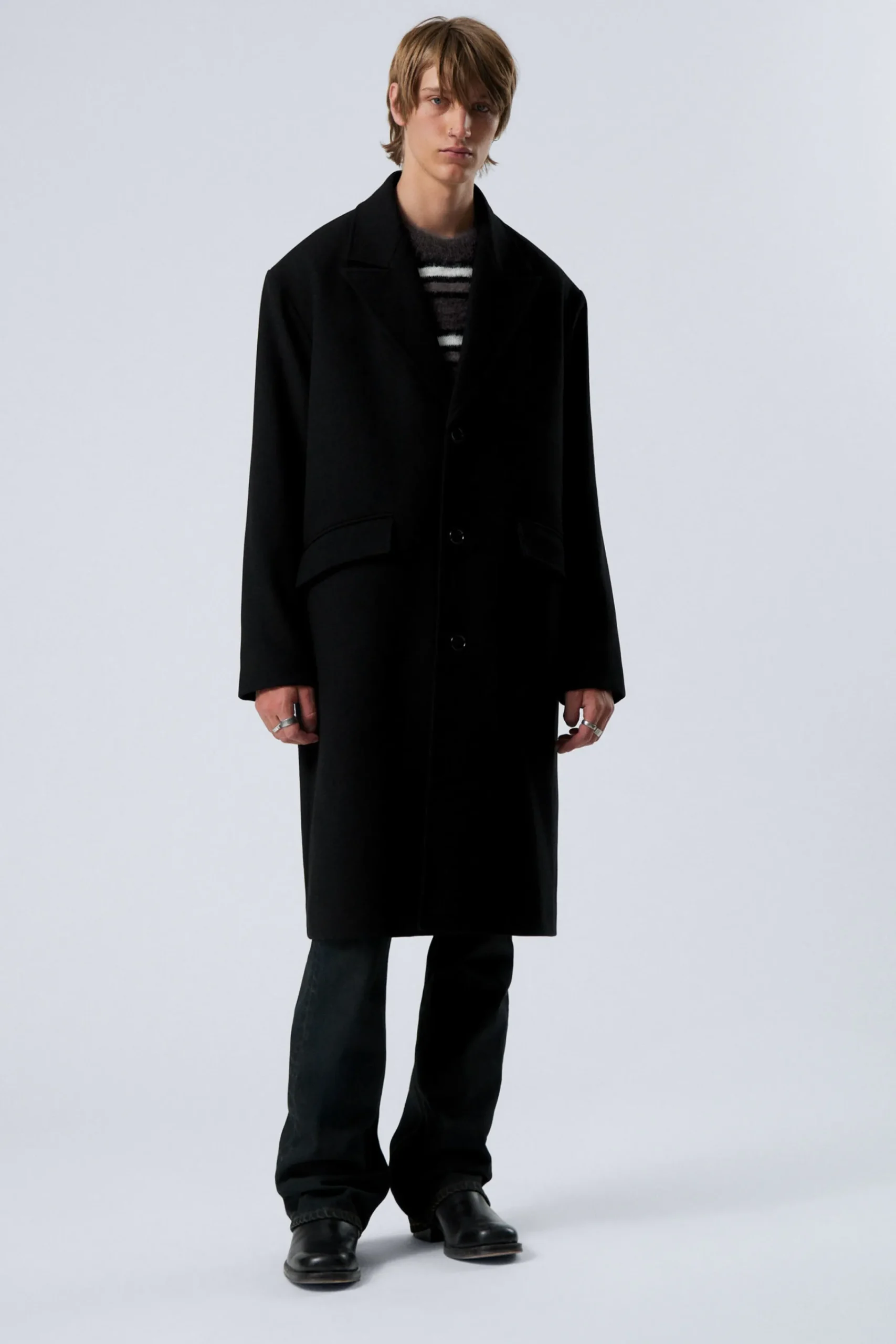 Weekday SINGLE BREASTED WOOL-BLEND COAT> Jackets & Coats
