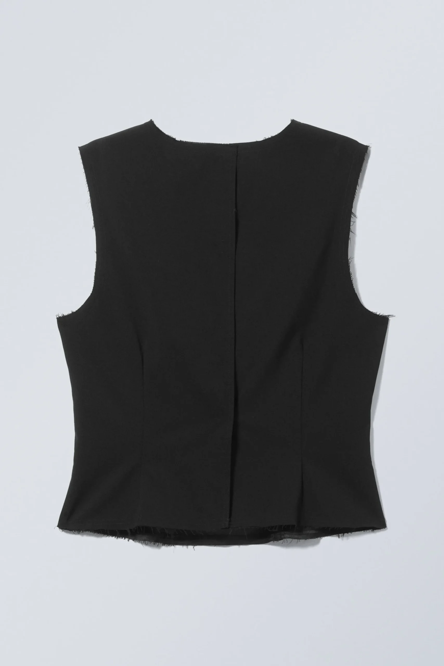 Weekday SLEEVELESS FRAYED SUITING TOP>Women Tops