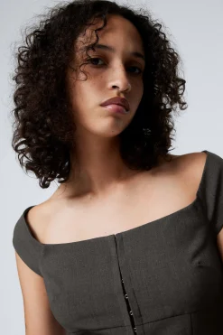 Weekday SLEEVELESS WIDE NECK TOP>Women Blouses & Shirts|Tops