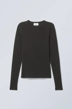 Weekday SLIM FITTED LONG SLEEVE><noscript><img data-lazyloaded=