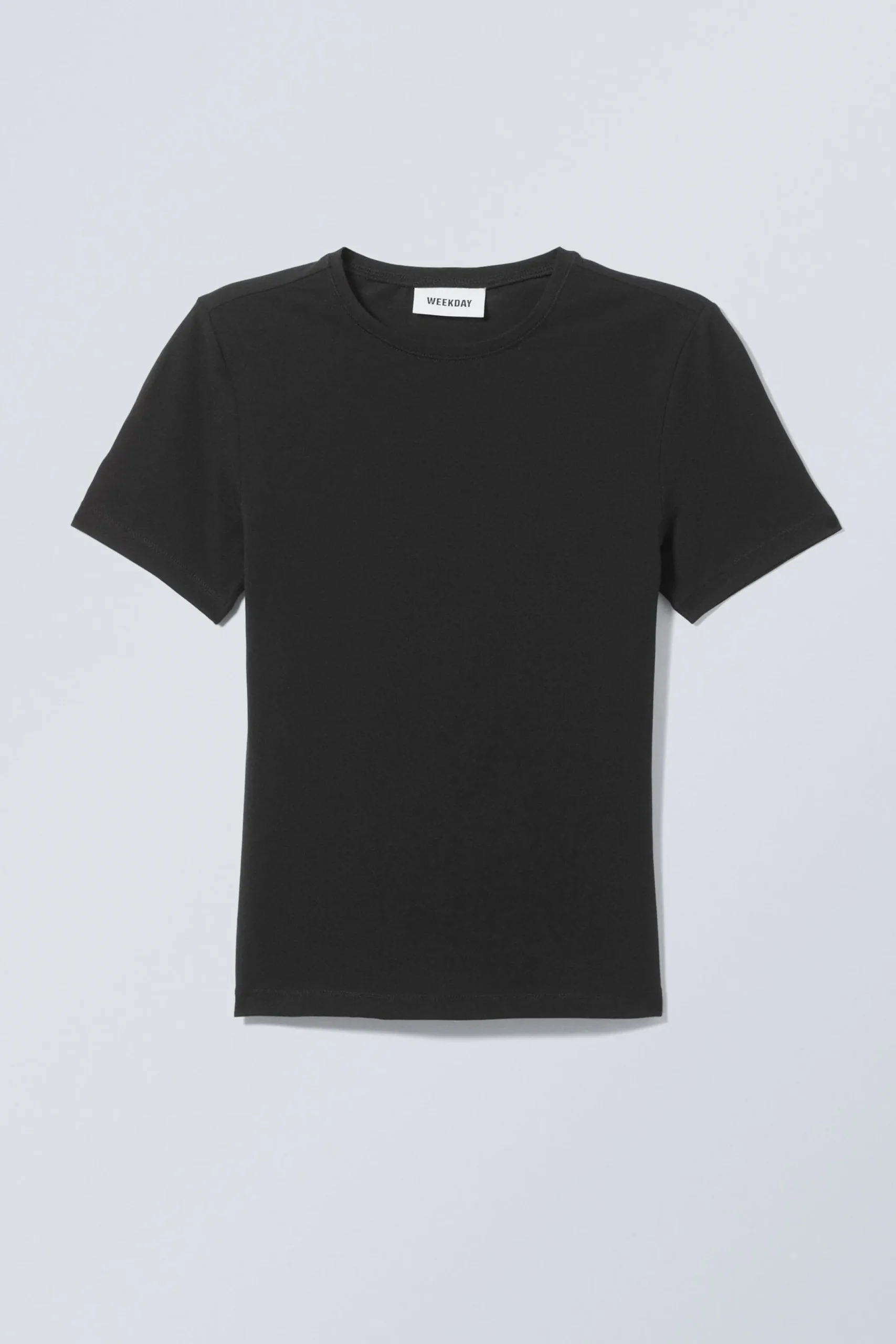 Weekday SLIM FITTED T-SHIRT>Women Basics|T-Shirts