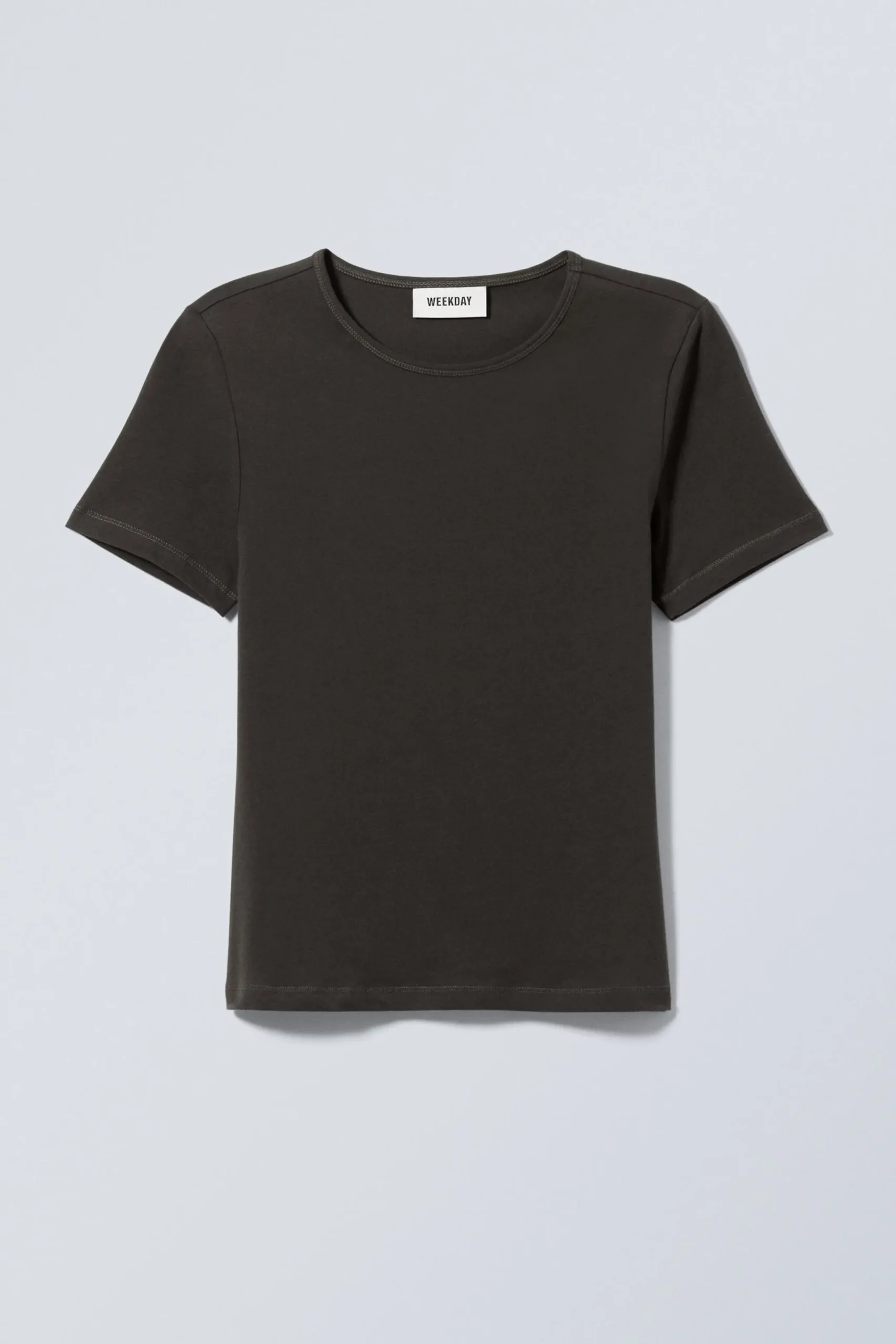Weekday SLIM FITTED T-SHIRT>Women Basics|T-Shirts