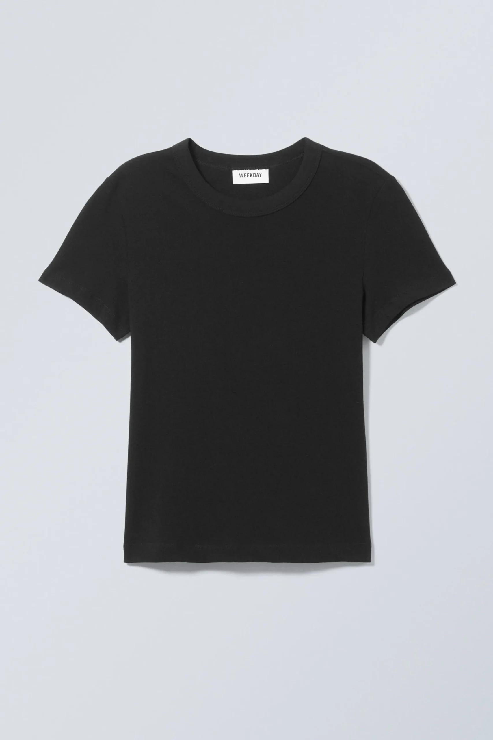 Weekday SLIM FITTED T-SHIRT>Women Basics|T-Shirts