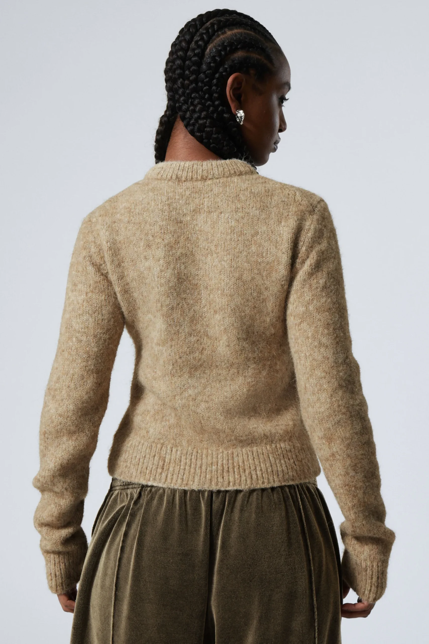 Weekday SLIM KNITTED ZIP CARDIGAN>Women Knitwear