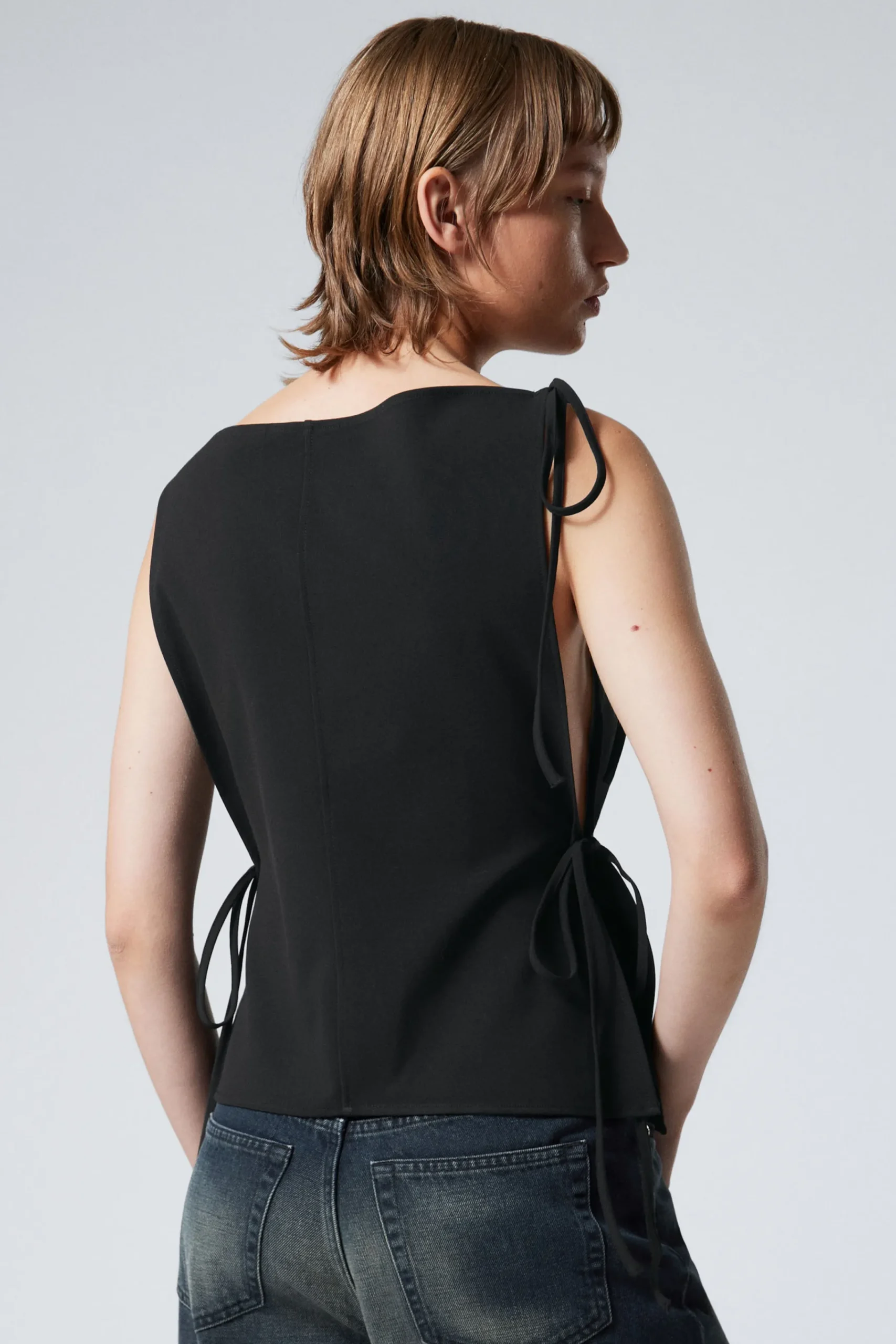 Weekday SLIM SLEEVELESS STRAP TOP>Women Blouses & Shirts|Tops
