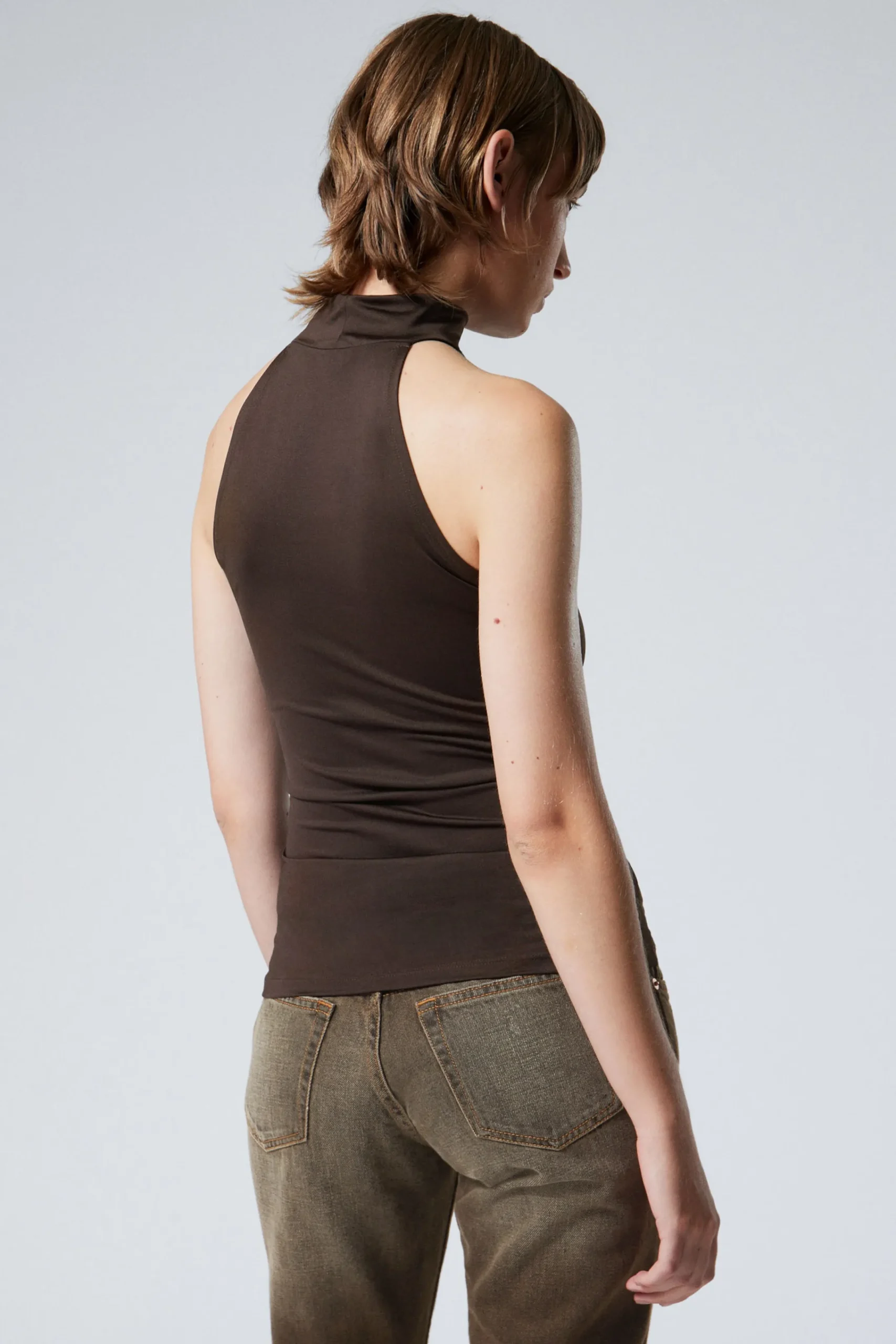 Weekday SLIM SLEEVELESS TURTLENECK TOP>Women Tops
