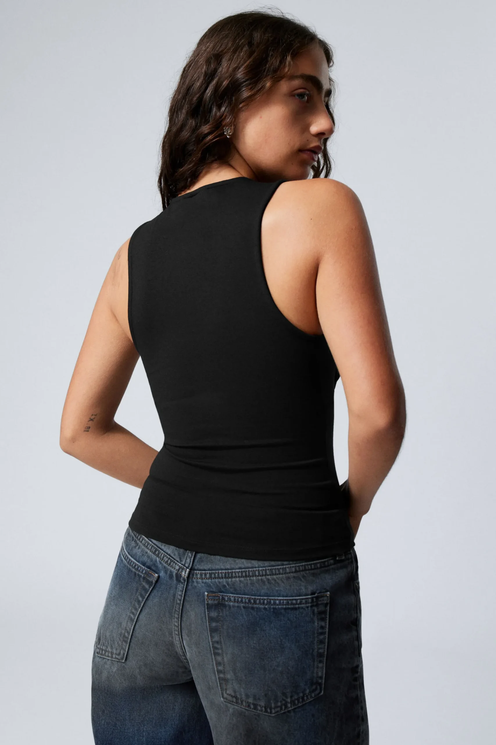 Weekday SLIM SLEEVELESS ZIP TOP>Women Tops