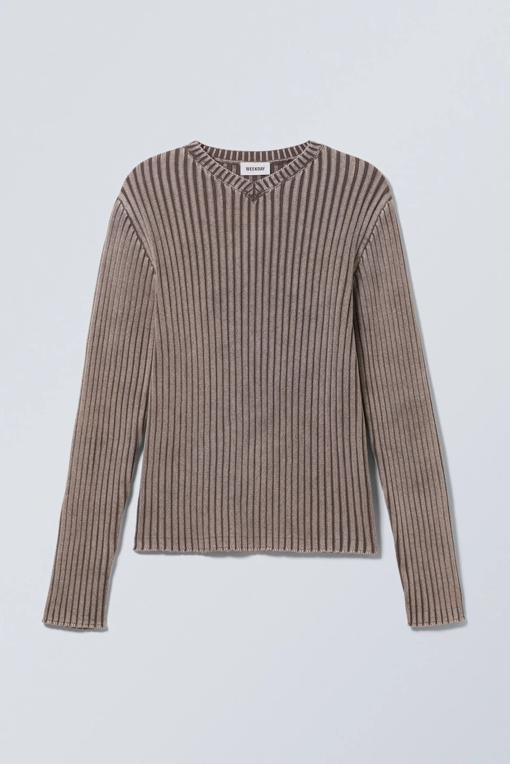 Weekday SLIM V-NECK KNITTED SWEATER> Knitwear