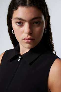 Weekday SLIM ZIP VEST TOP>Women Blouses & Shirts|Tops