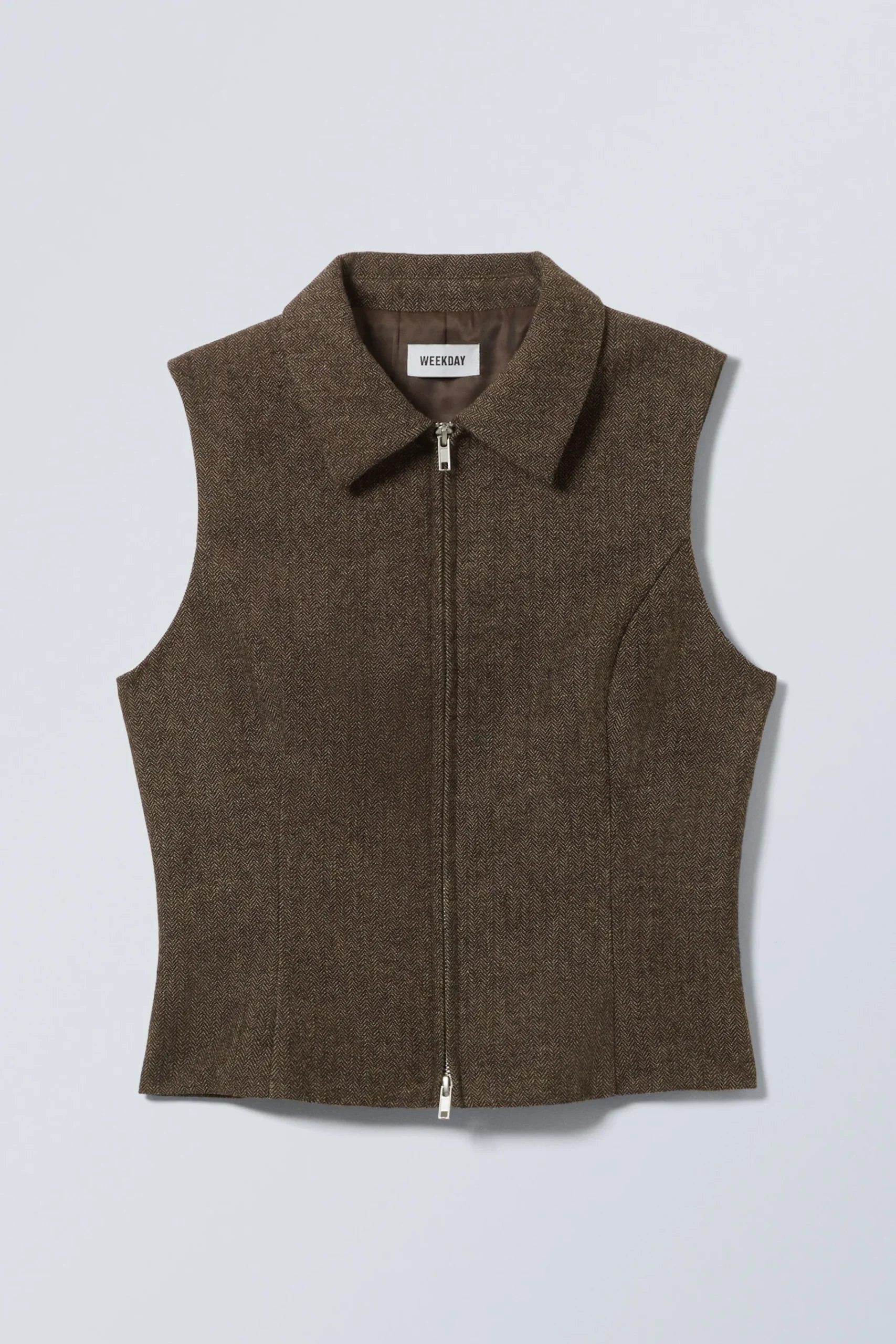 Weekday SLIM ZIP VEST TOP>Women Blouses & Shirts|Tops