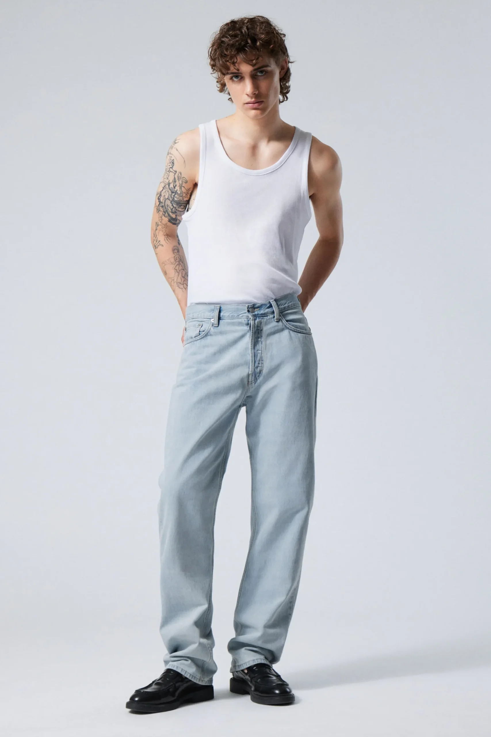 Weekday SPACE RELAXED STRAIGHT LEG JEANS> Jeans