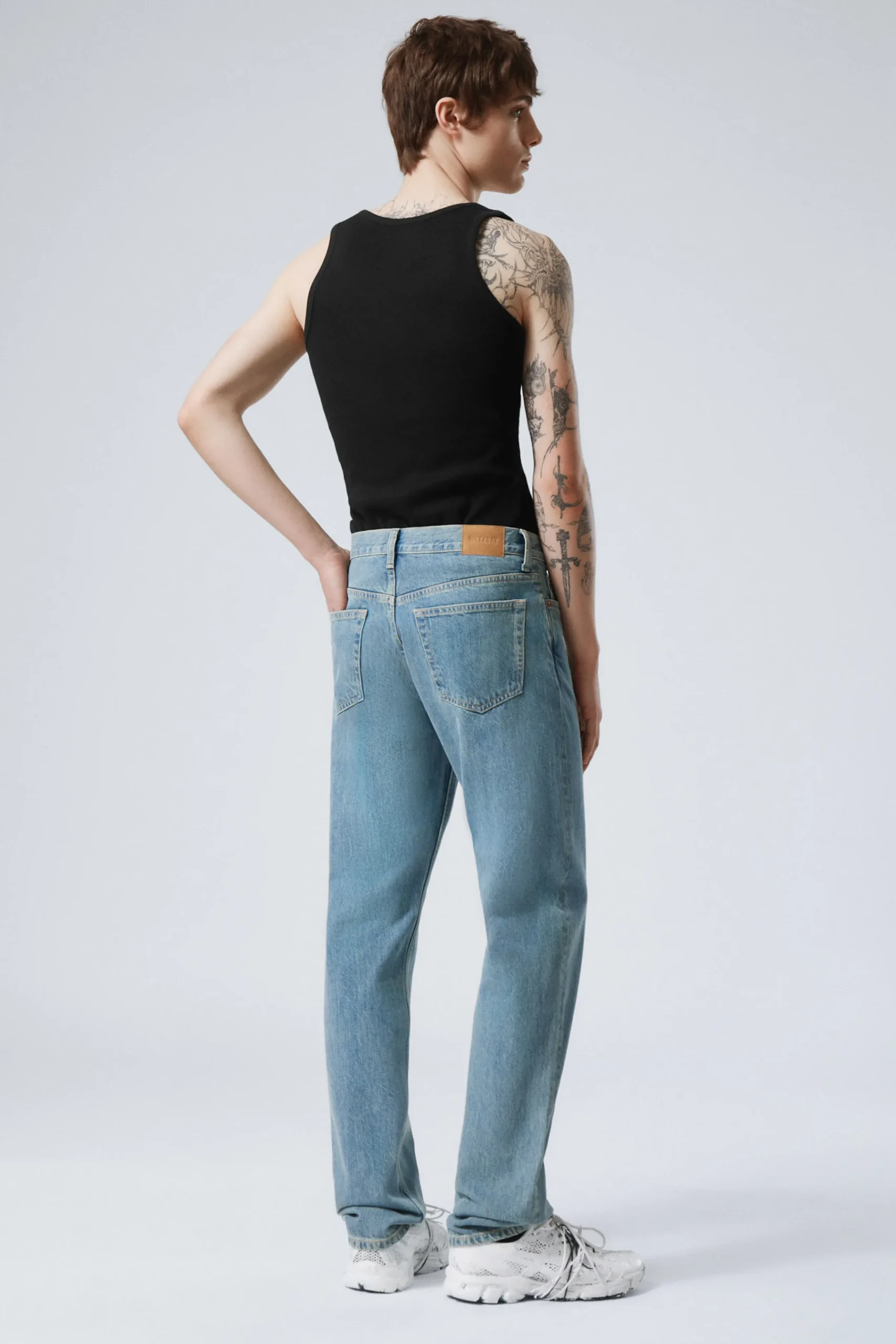 Weekday SPACE RELAXED STRAIGHT LEG JEANS> Jeans