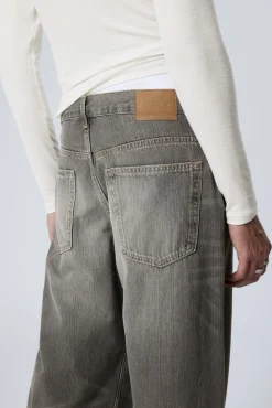 Weekday SPHERE LOW RISE LOOSE STRAIGHT LEG JEANS><noscript><img width=