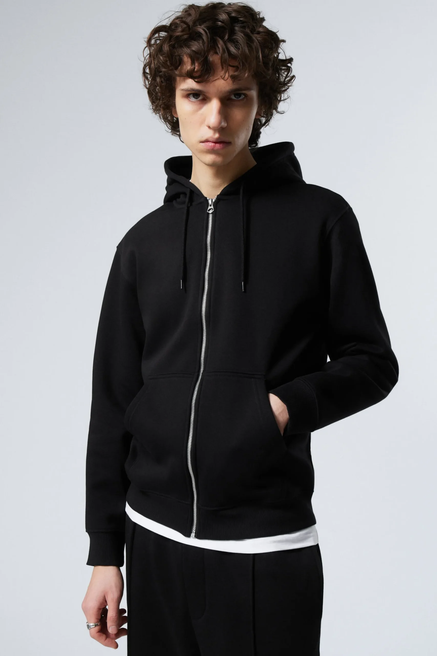 Weekday STANDARD MIDWEIGHT ZIP HOODIE> Basics|Hoodies