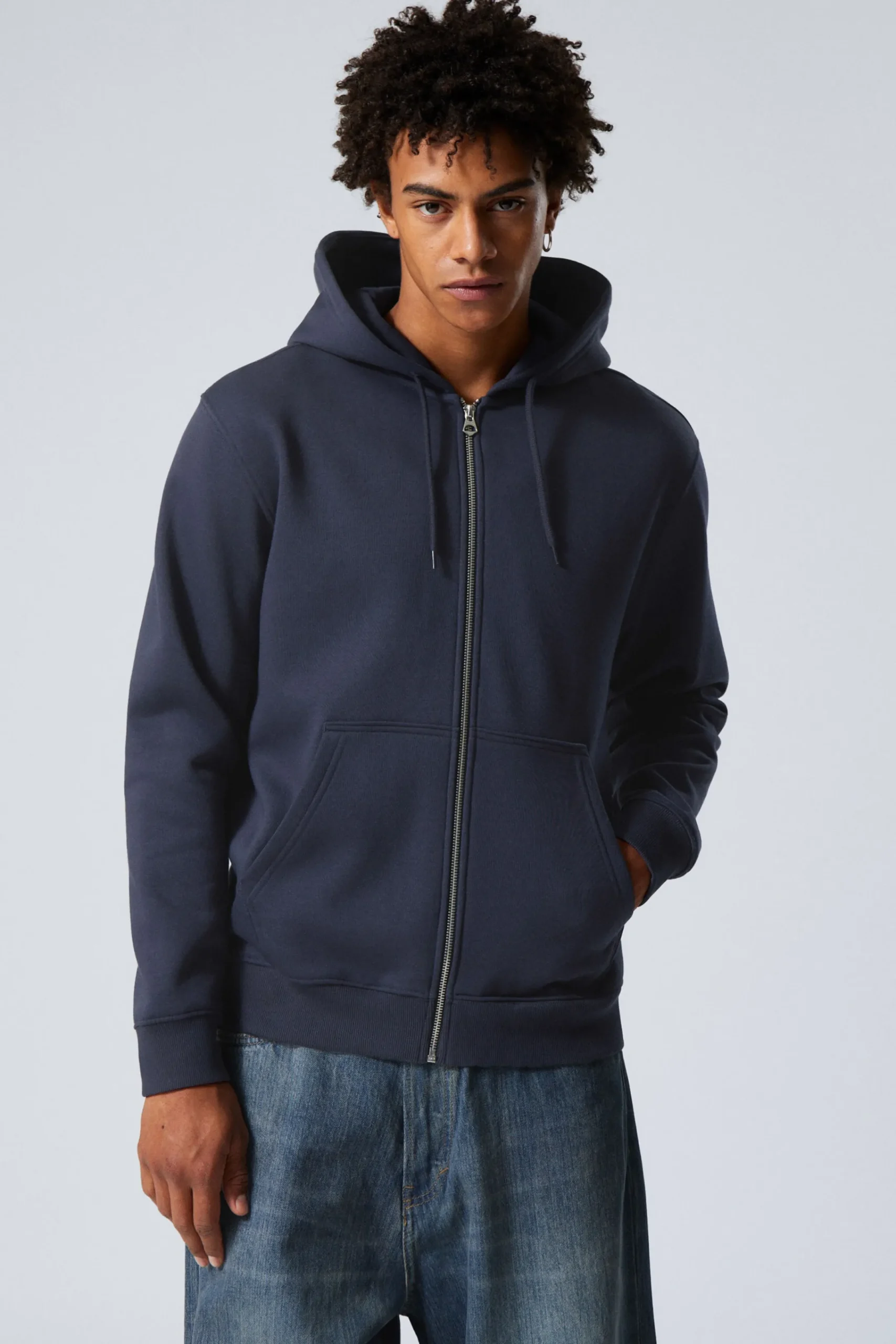 Weekday STANDARD MIDWEIGHT ZIP HOODIE> Basics|Hoodies