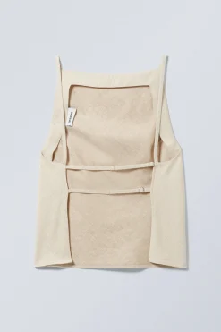 Weekday SUITING LINEN BLEND OPEN BACK TOP>Women Tops