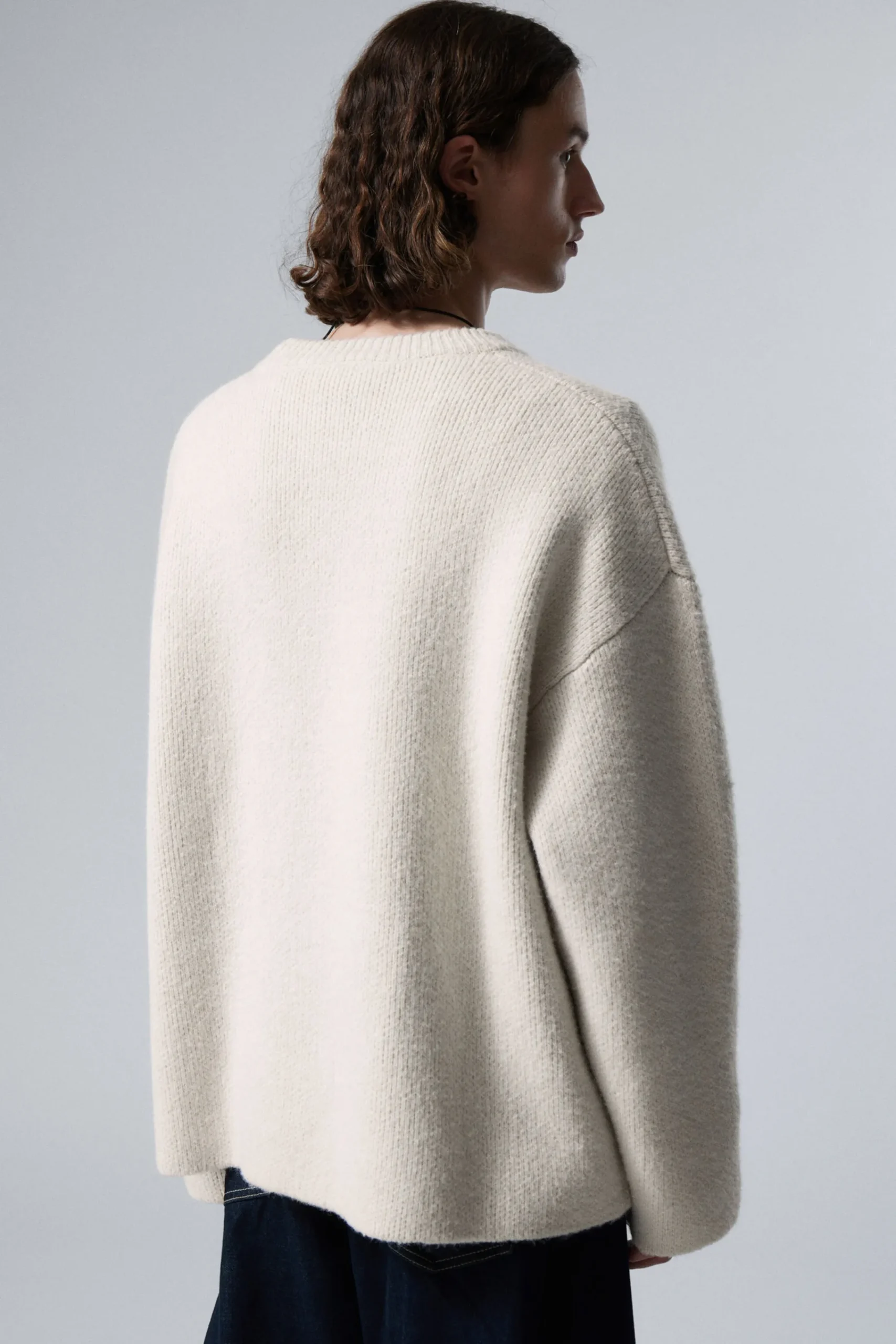 Weekday TEO OVERSIZED WOOL BLEND KNIT SWEATER> Knitwear