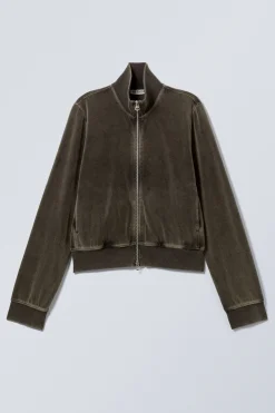 Weekday WASHED VELVET MINI JACKET><noscript><img width=