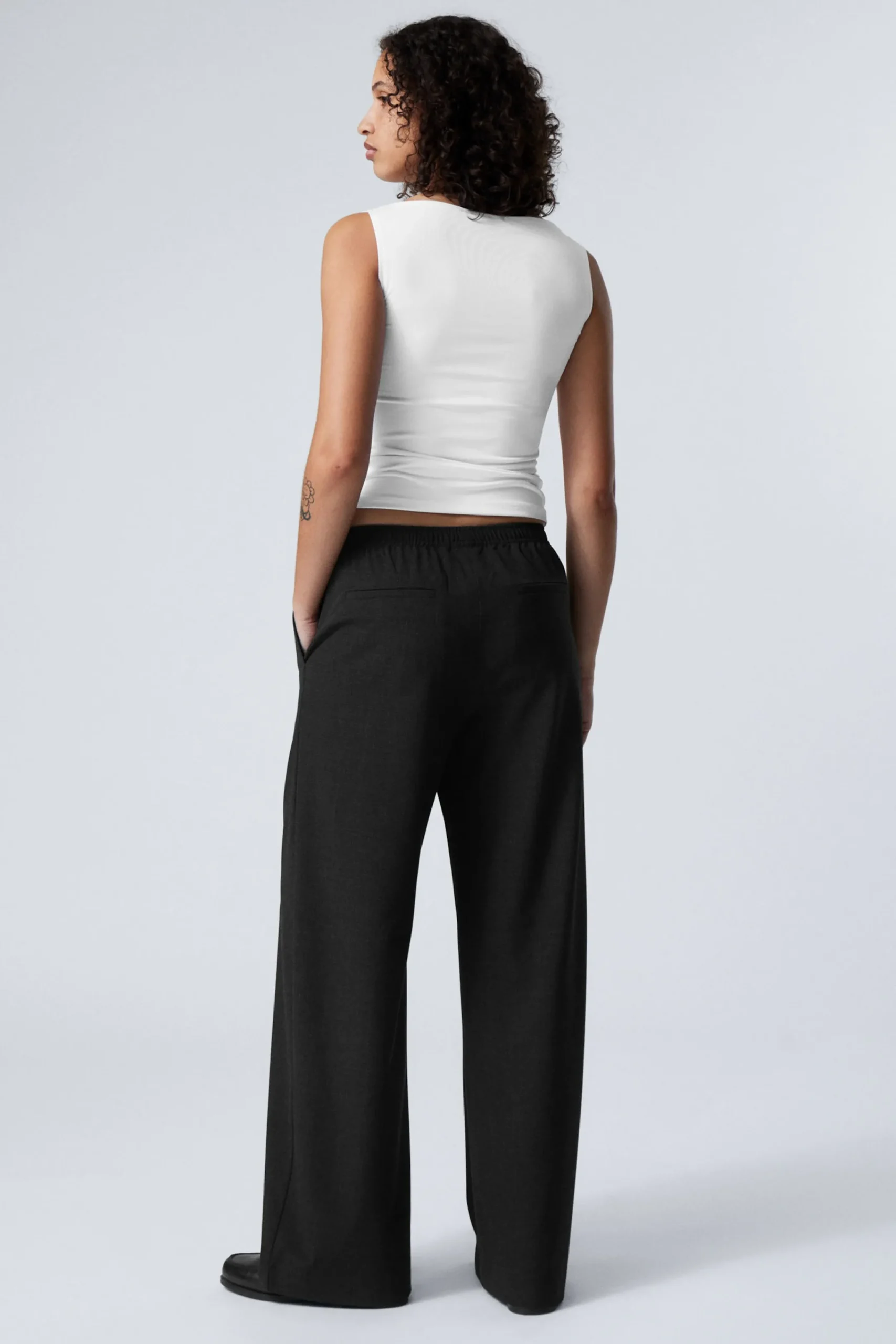 Weekday WIDE PULL ON SUITING TROUSERS>Women Trousers