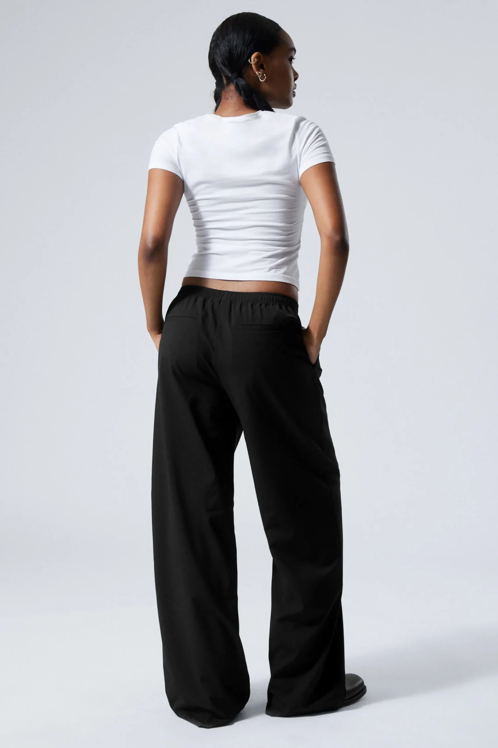 Weekday WIDE PULL ON SUITING TROUSERS>Women Trousers