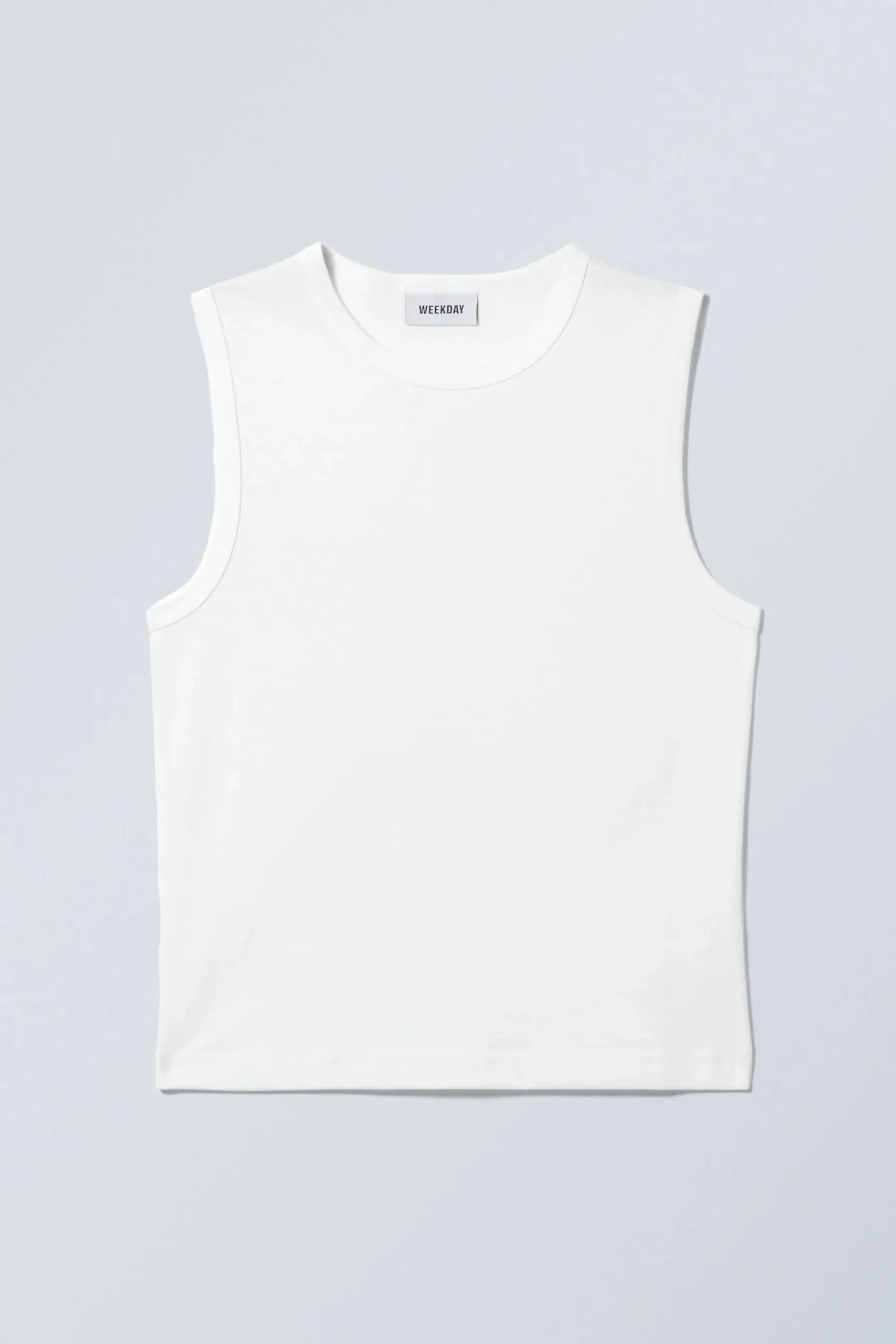 Weekday WIDE SHOULDER FITTED TANK TOP>Women Basics|Tops